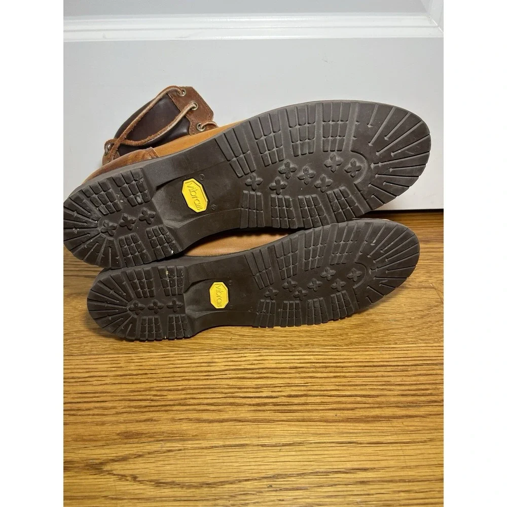 Sebago X Vane Scout Leather Boots Rust Cedar Mens Size 11 M Vibram Soles‎